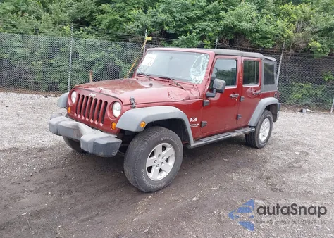 2008 Jeep Wrangler Unlimited X from USA, damaged, VIN 1J4GA39138L529925
